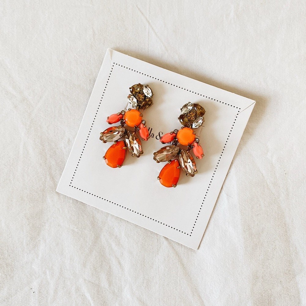 Stella & Dot Pop Geo Chandelier Earrings